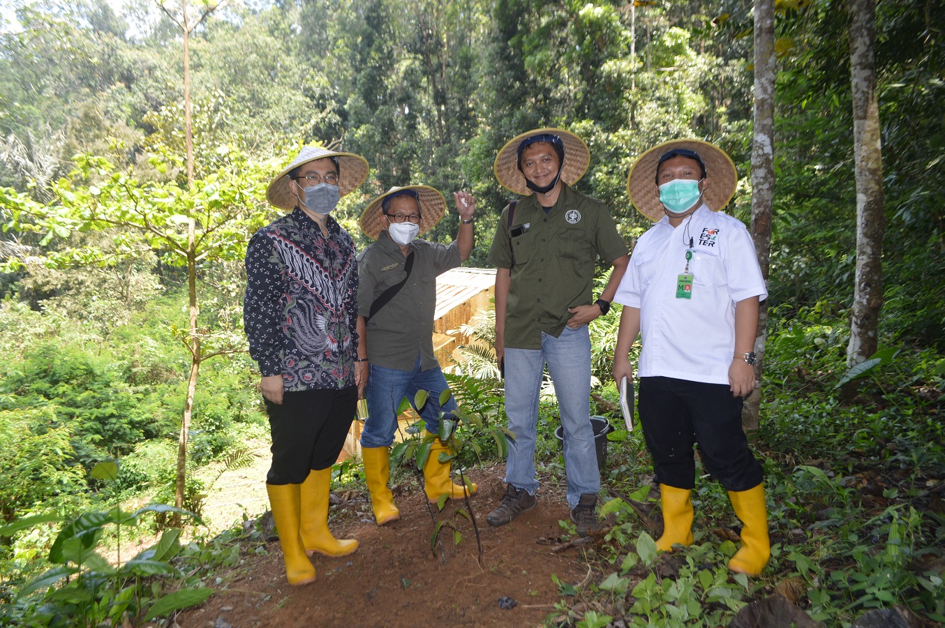 Kunjungan penjajakan kerjasama oleh Korea Indonesia Forest