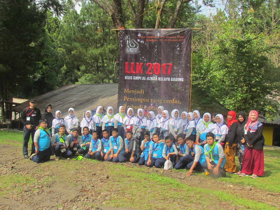 Advanced Training leadership (LLK) of SMP Islam Al Azhar Kelapa Gading Jakarta student board, 2017