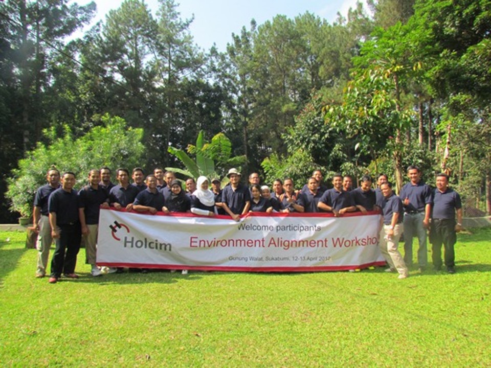 Environment Alignment Workshop of PT. Holcim Indonesia