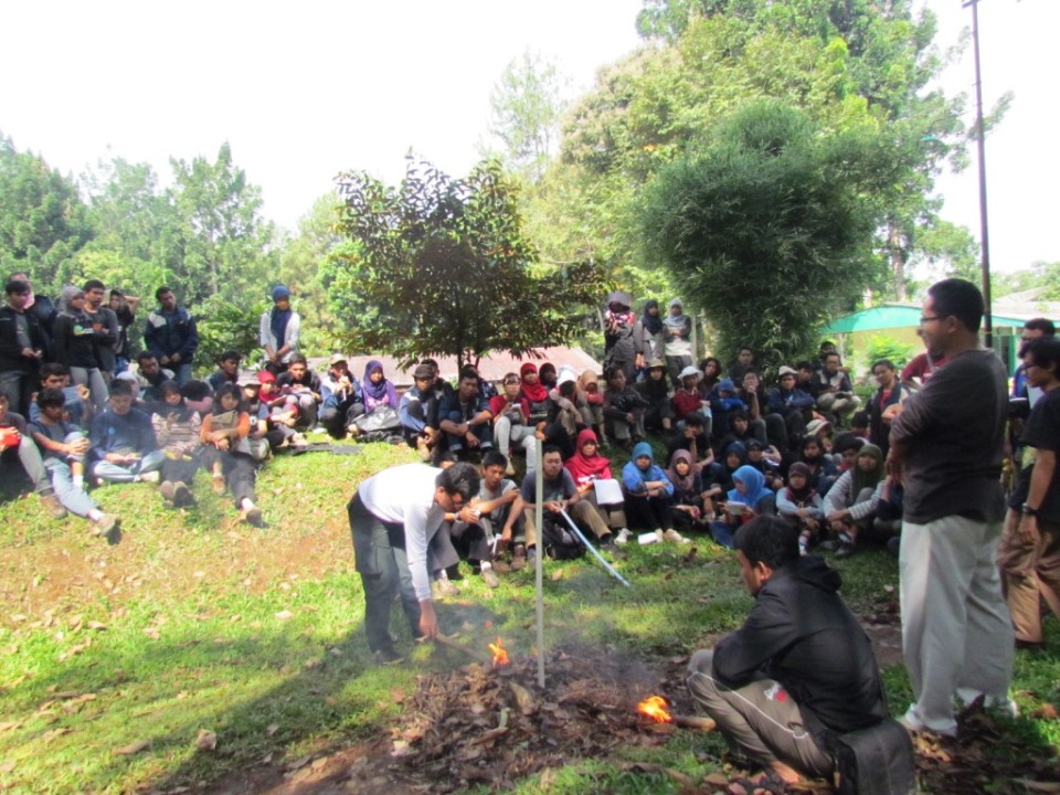 Forest Management Practices (P2H) by students of the Faculty of Forestry of IPB