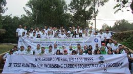 NYK Group Ceremonial Program Contributes 1,100 Trees in Planting Tree for Increasing Carbon Sequestration Program
