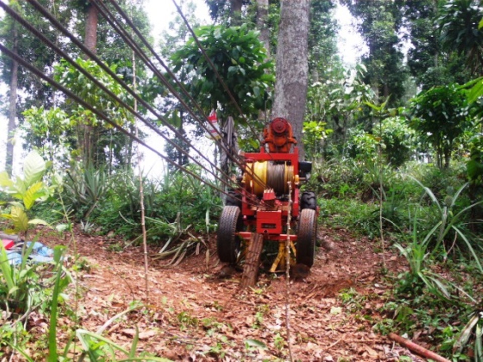 Test of Timber Transport Equipment of Bogor Forest Products Research and Development Center