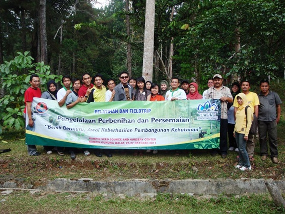 Training and Fieldtrip on Seed and Nursery Management by Rumpin Seed Source and Nursery Center Bogor