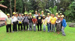 Field practice class of Indonesian tropical forest management in Gunung Walat University Forest (GWUF) by Korean students