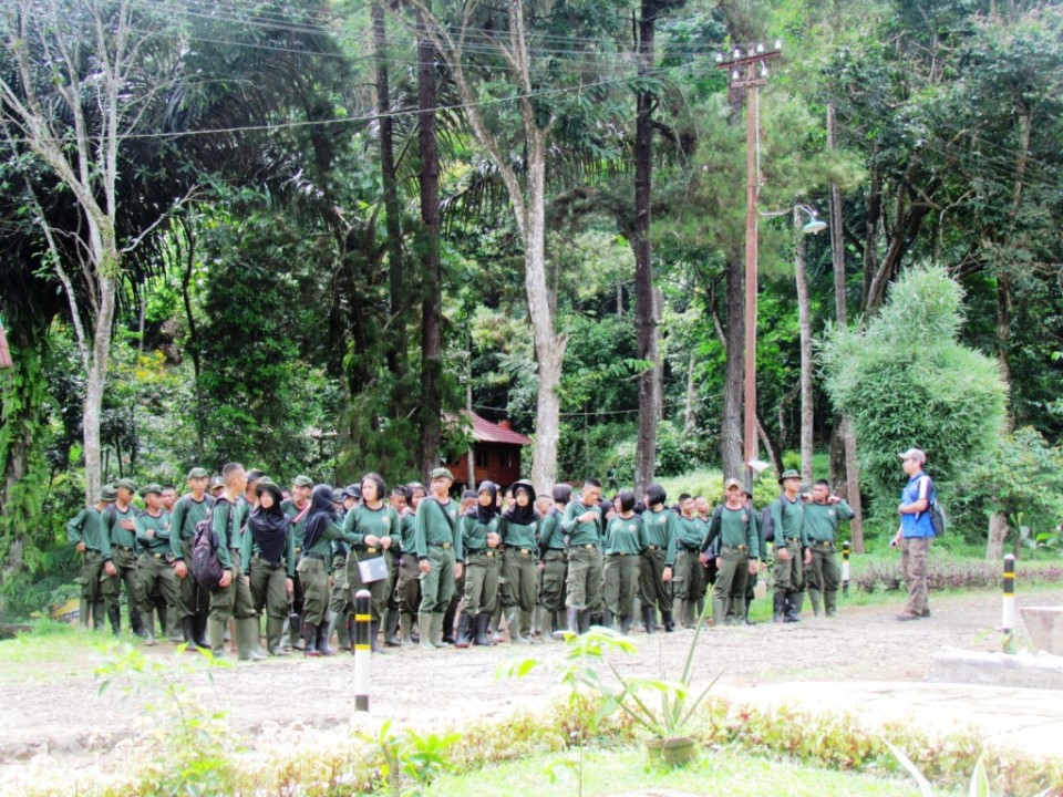 Field practice (year 2013) of Forestry Vocational Senior High School (SMK Kehutanan Kadipaten)