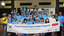 Leadership training for Korean students by Korean Green Promotion Agency