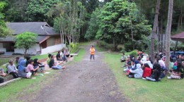 Practice Class of Ecotourism by Students of IPB Vocational College in Gunung Walat University Forest (GWUF)