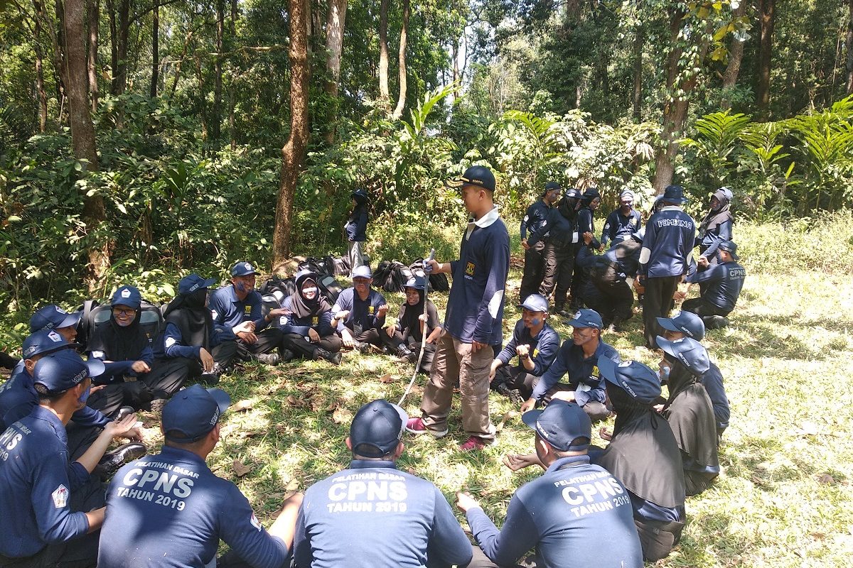Latihan Dasar Bela Negara CPNS Kabupaten Sukabumi Tahun 2019