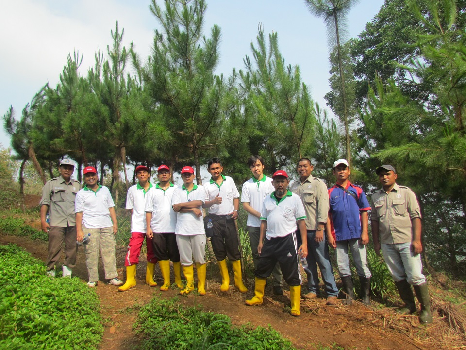 Peninjauan tanaman kerjasama oleh PT TOSO Industry Indonesia tahun 2015