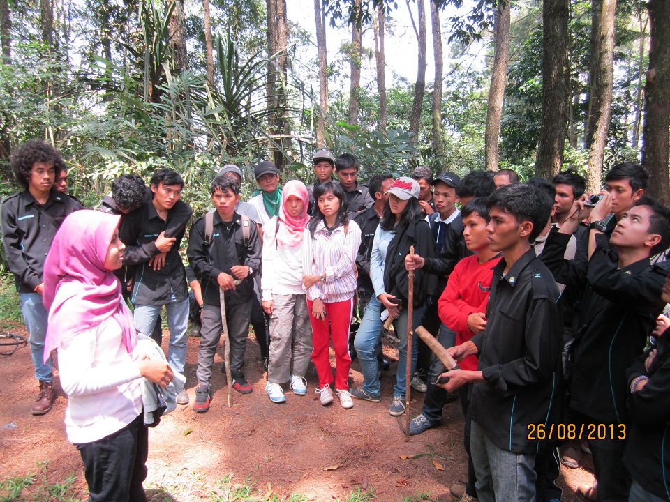 Praktik Tata Kelola Hutan (PTKH) Jurusan Kehutanan Fakultas Pertanian Universitas Riau tahun 2013