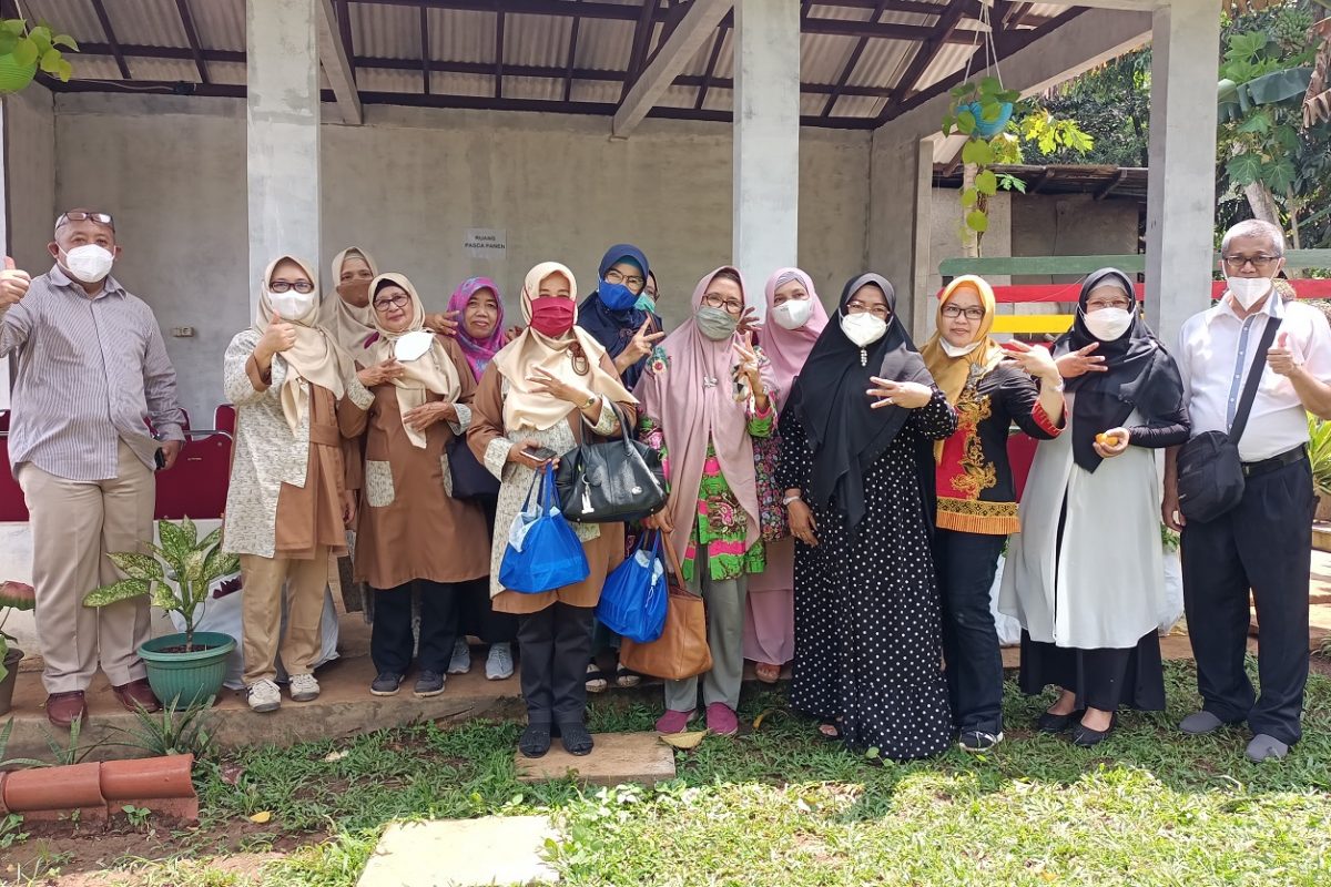 Kunjungan studi banding ke Wana Tani Taman Hutan Kampus IPB Dramaga Bogor